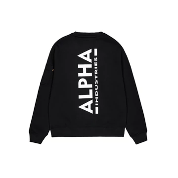 Back Print Sweatshirt - black