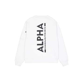 Back Print Sweatshirt - white