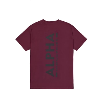 Backprint T - dark cherry