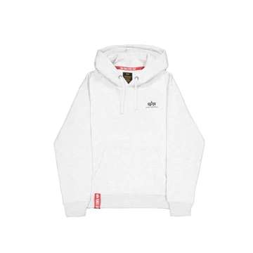 Basic Hoody Small Logo - pastel grey melange
