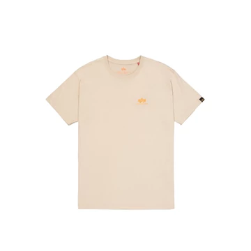 Basic T Small Logo - organic beige