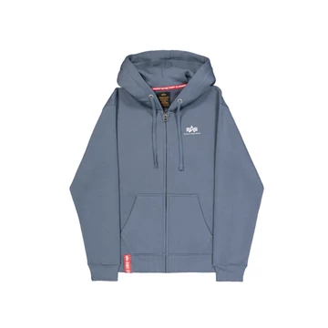 Basic Zip Hoodie SL - denim blue