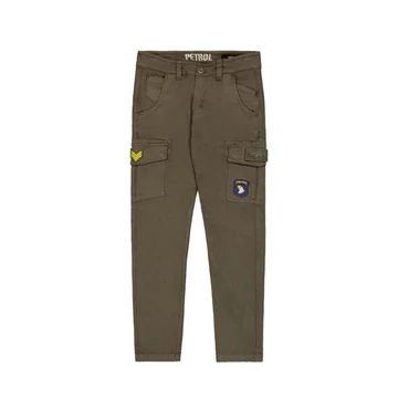 Petrol Patch Pant - black olive