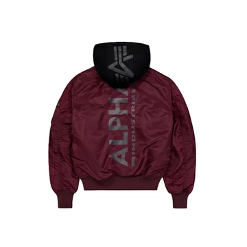 MA-1 ZH Backprint - dark cherry