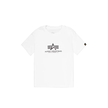 Basic Big Logo Puff Print T-Shirt Women - white
