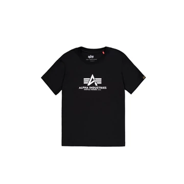 Basic Big Logo Puff Print T-Shirt Women - black