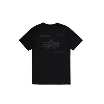 Label Backprint T-Shirt - black/black