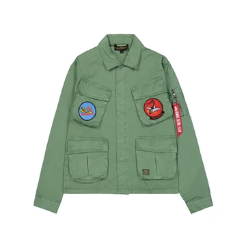 Field Jacket Flying Tigers Overshirt - vintage green