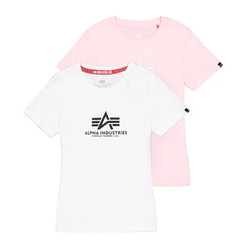 new-basic-t-shirt-2-pack women-white-pastelpink