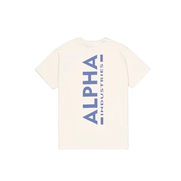 Backprint T - vintage white