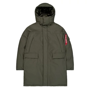 Puffer Parka - dark olive
