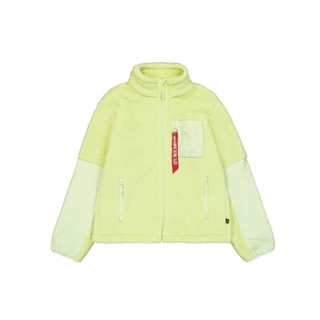 Sherpa Zip-Jacket - arctic lime