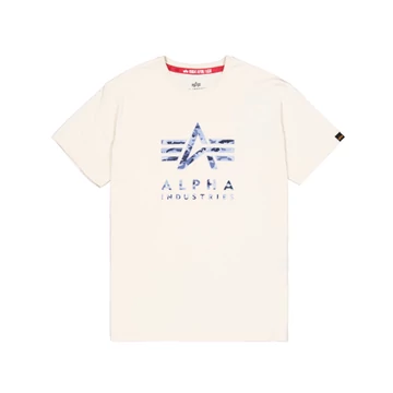Camo Logo Puff Print BP T - vintage white
