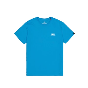 Basic T Small Logo - mediteranian blue