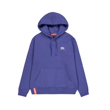 Basic Hoodie Small Logo - night purple