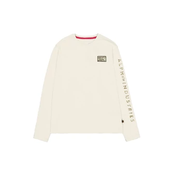 Camo Sleeve Longsleeve - vintage white