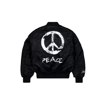 MA-1 Peace Bomber Jacket - black