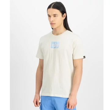 Satin Logo T - vintage white