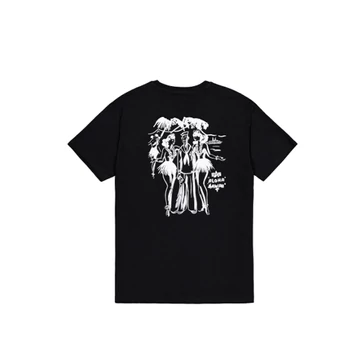 Aloha Back Print T-Shirt - black