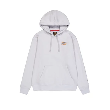 Camo Sleeve Hoodie - pastel grey