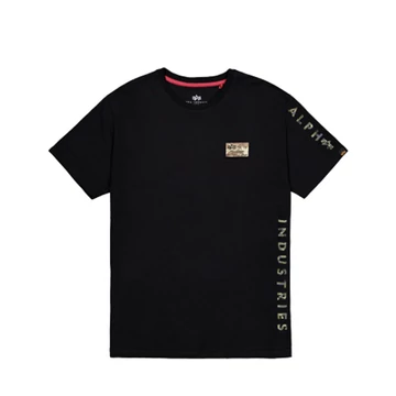 Camo Sleeve T-Shirt - black