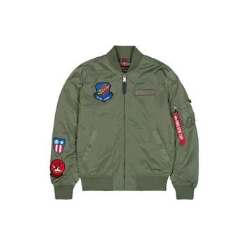 MA-1 TT Flying Tigers Bomber Jacket - sage green