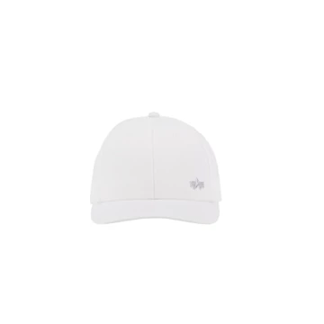 Metal Label Cap - white