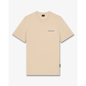 FW25 T-Shirt Backprint DIFFERENT TIMEZONES - Sand brown