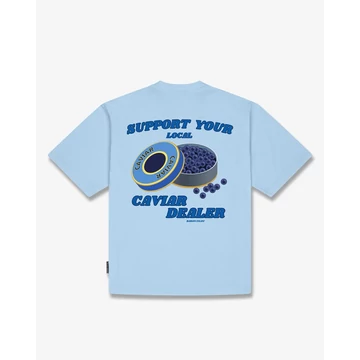 SS26 Oversized Backprint T-Shirt CAVIAR DEALER - Light blue
