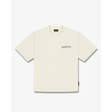 SS26 Oversized Backprint T-Shirt SPEED BOATS - Off-White
