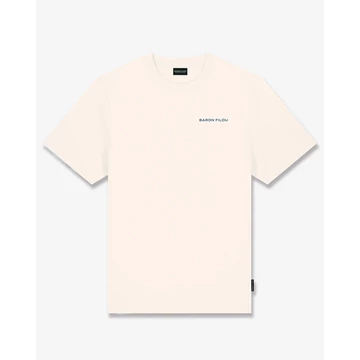 SS25 Oversized Backprint T-Shirt, Filou CXIII. MYKONOS - Pearl white