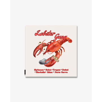 SS26 Print Pillow Cover LOBSTER GANG / CAVIAR DEALER