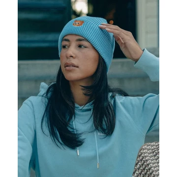 FW25 Cotton Beanie - Frosted blue
