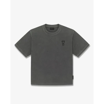 Signature Oversized T-Shirt - Stone wash grey