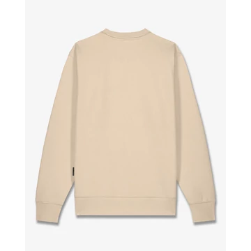 FW24 Organic Embroidered Pullover Filou CV. - Sand brown