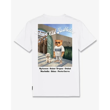SS25 Poster Backprint T-Shirt, Filou CXXIV. - White