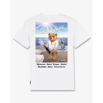 SS25 Poster Backprint T-Shirt, Filou CXIV. - White