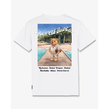 SS25 Poster Backprint T-Shirt, Filou CXV. - White