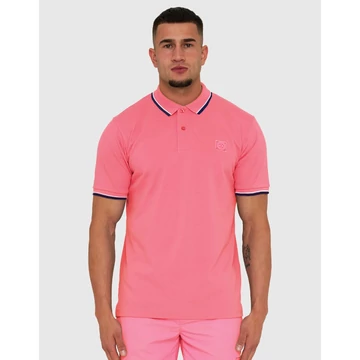 Tipped Polo Shirt - Salmon