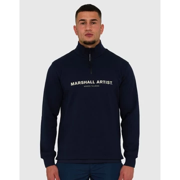 Coastal Erosion 1/4 Zip Sweat - Navy