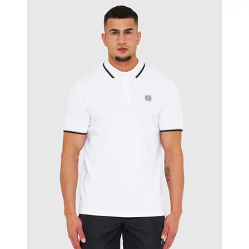 Tipped Polo Shirt - white