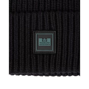 Kettama Rib Knit Beanie - Black