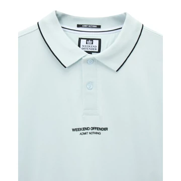 Hurley Polo Shirt - Sea Spray Blue/Black