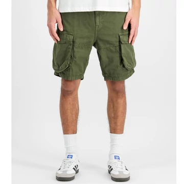 Canvas Cargo Short - dark olive
