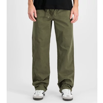 Basic Cotton pant - dark olive