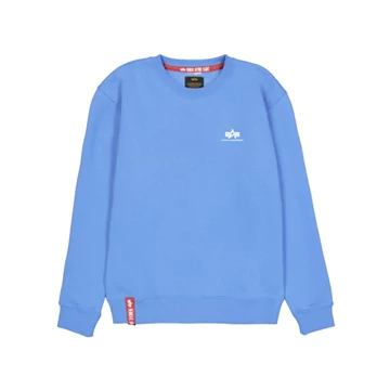 Basic Sweater Small Logo - mediteranian blue