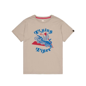 Fyling Tigers Ink T-Shirt - vintage sand