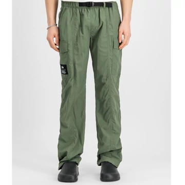 Nylon Cargo Pants - sage green