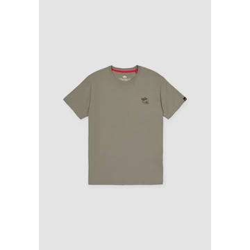 Camo Logo Puff Print BP T - olive