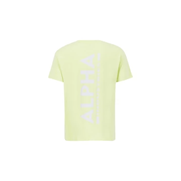 Backprint T - arctic lime